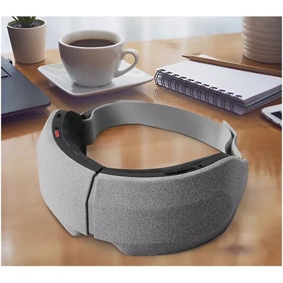 Sharper Image Realtouch Air Compression Massaging Eye Mask Hot & Cold Bluetooth - Picture 7 of 13